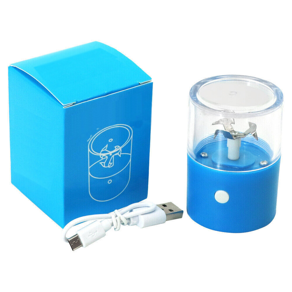 Electric Portable Auto Herb Grinding Crusher Machine / Rechargeable/USB-Blue