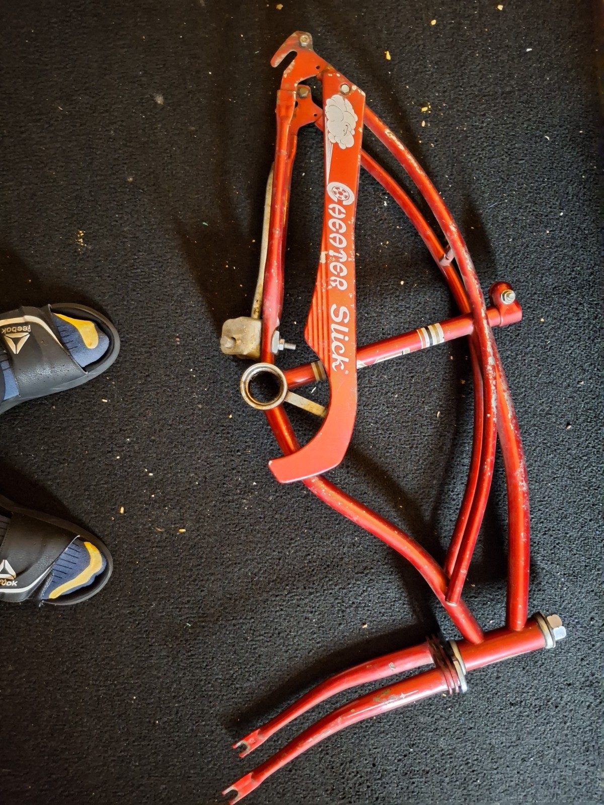 Huffy Cheater Slick 3 Speed Muscle Bike Frame Set Huffy Vintage 1966 Original