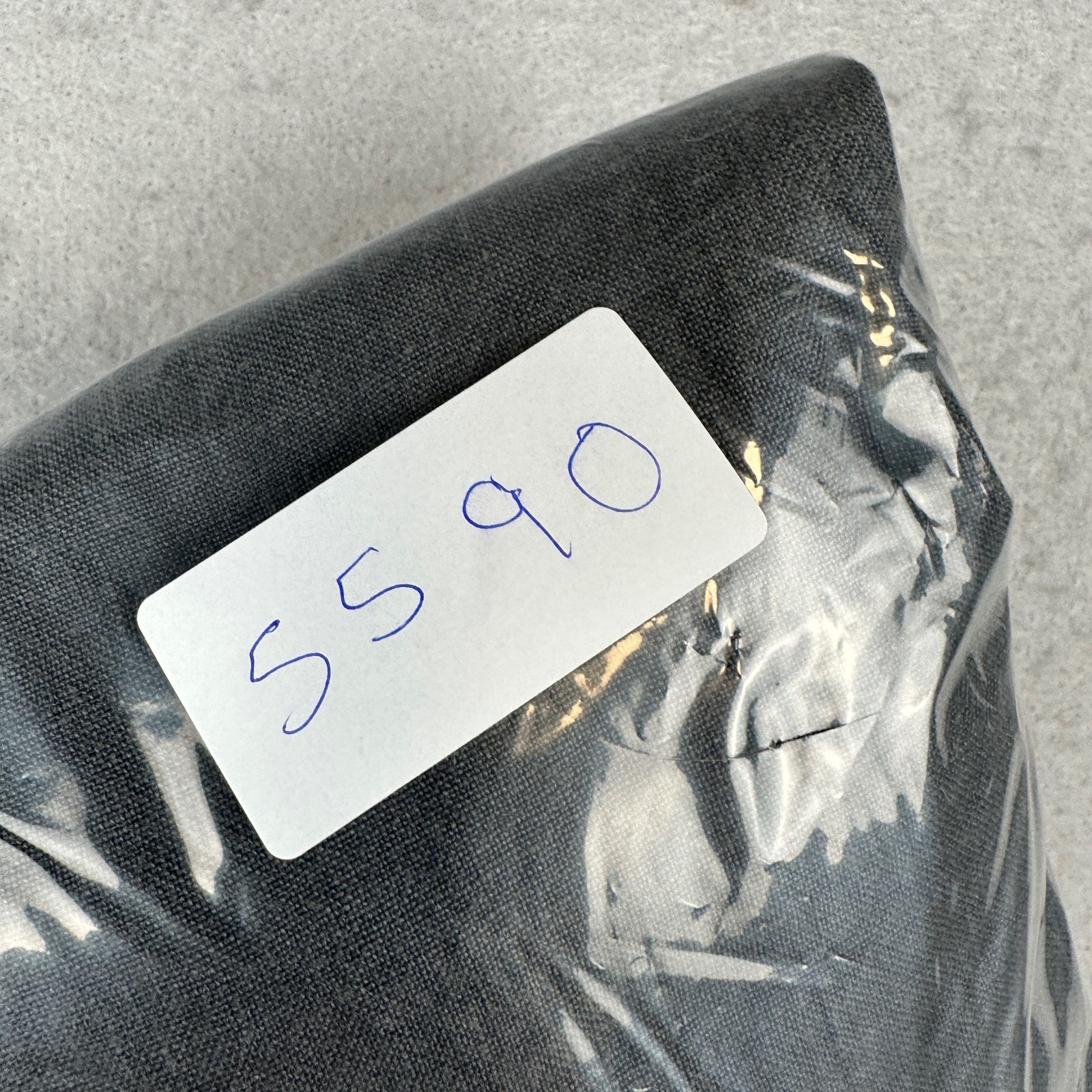 Abercrombie and Fitch Shirt Mens Large Gray 100% Linen Henley Popover Polo Y2K