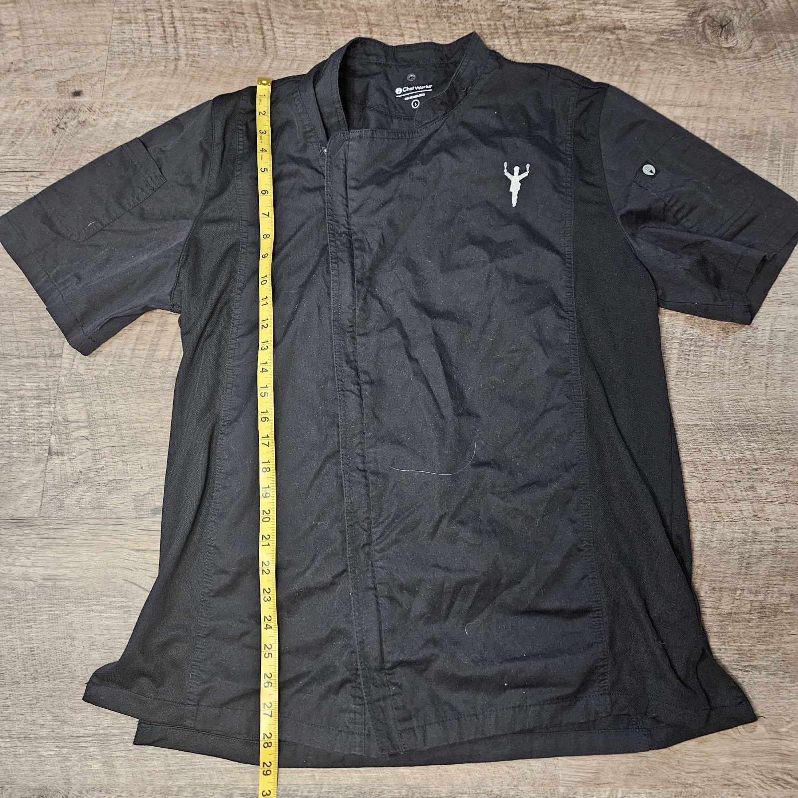 Chef Works short-sleeve chef coat Size XL