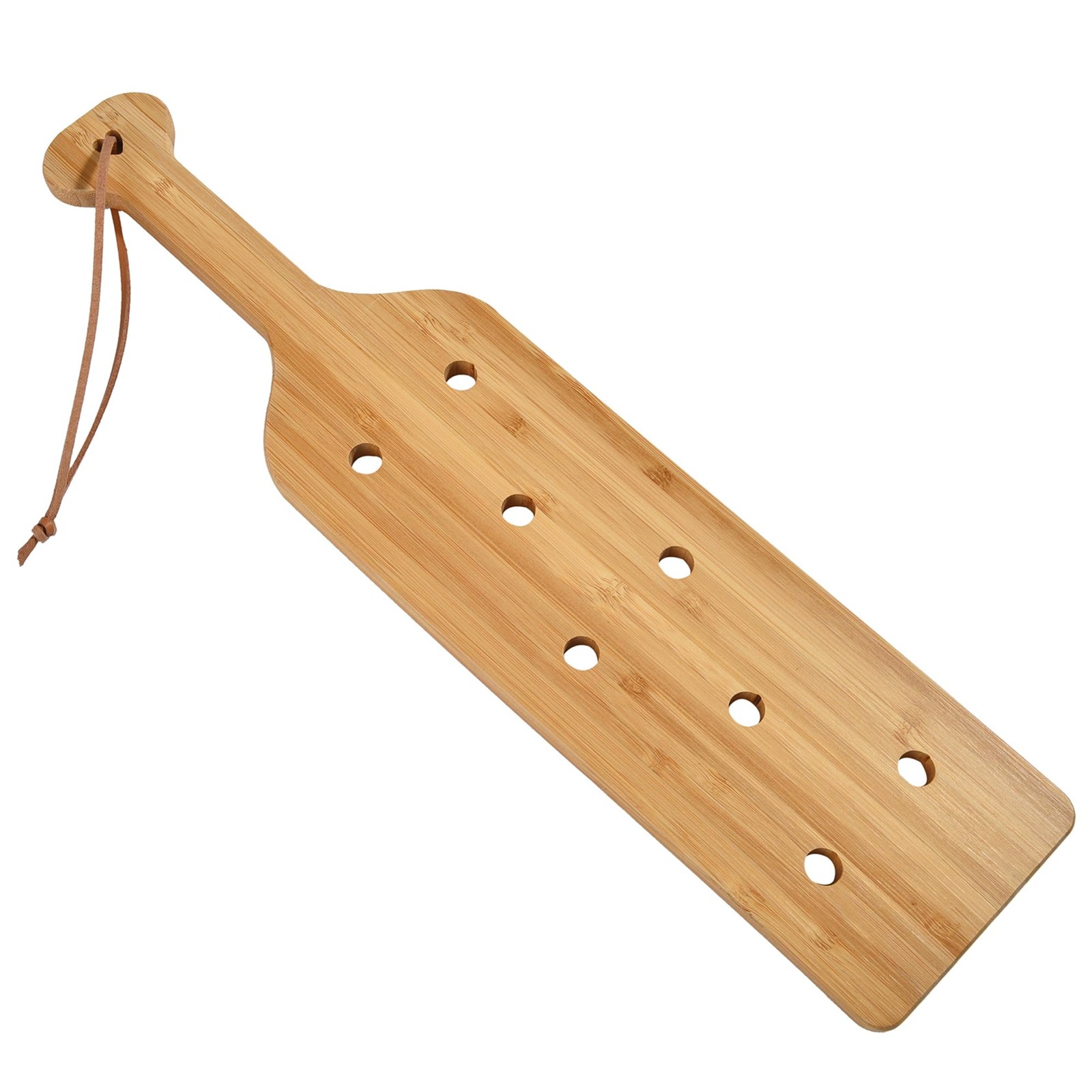 17 Inch Large Bamboo Wood Paddle Wooden Paddle with Airflow Holes