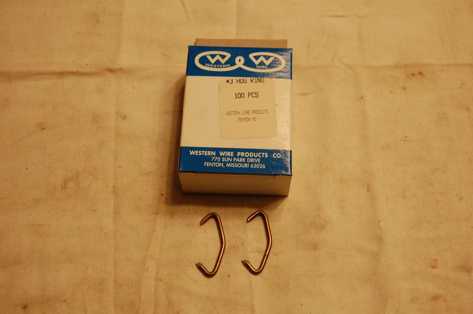 Western Wire #3 Hog Rings (Qty of 100)
