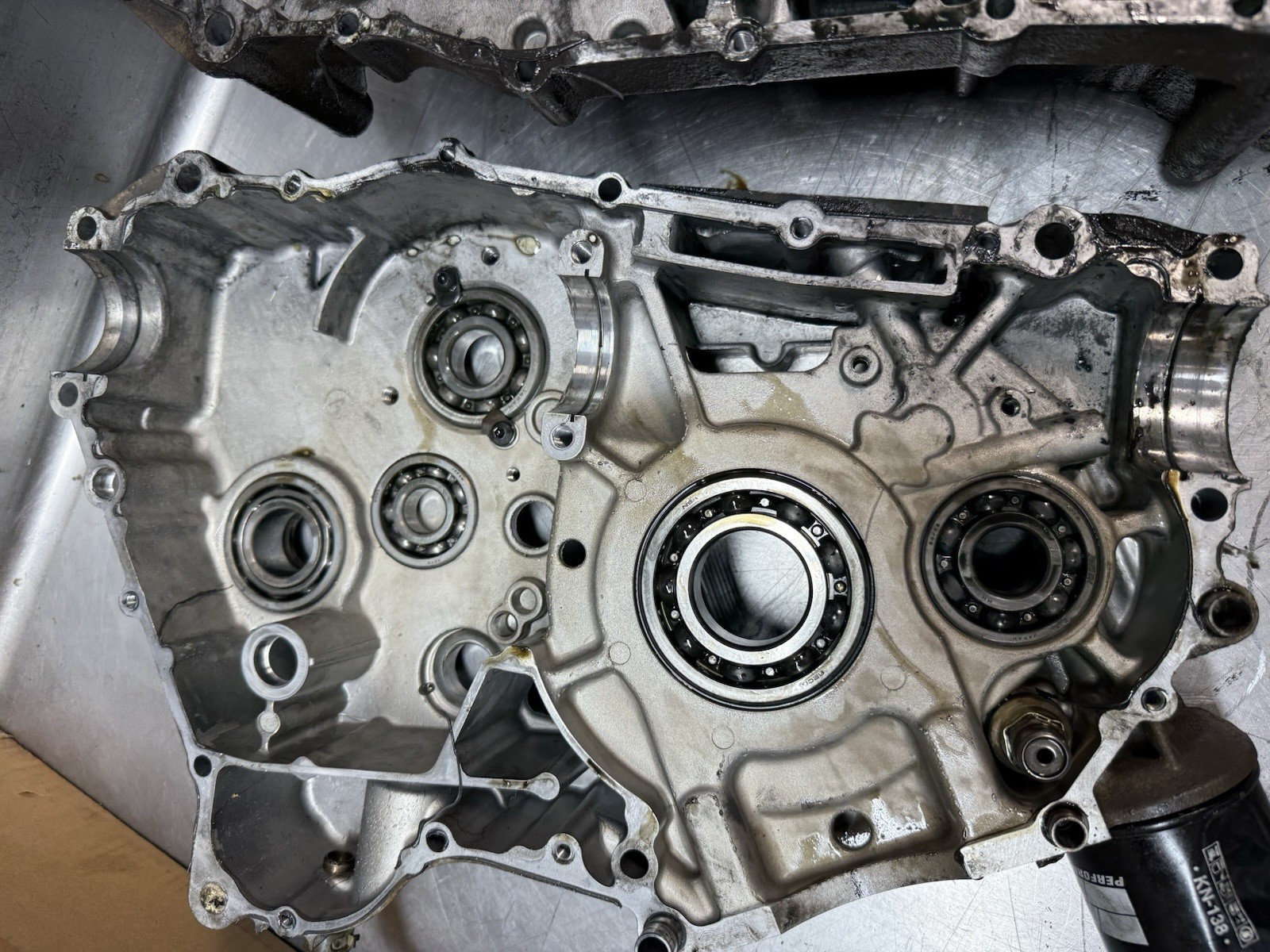 07 Arctic Cat 650 H1 OEM Engine Crankcase Motor Crank Cases Prowler XT 2006-2009