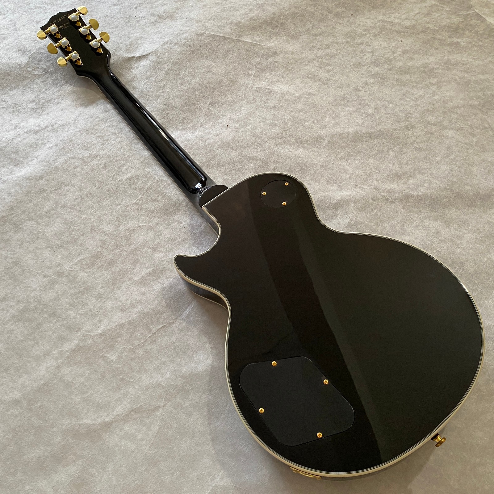 Les Paul Custom Black Beauty electric guitar solid mahogany body Real Photo