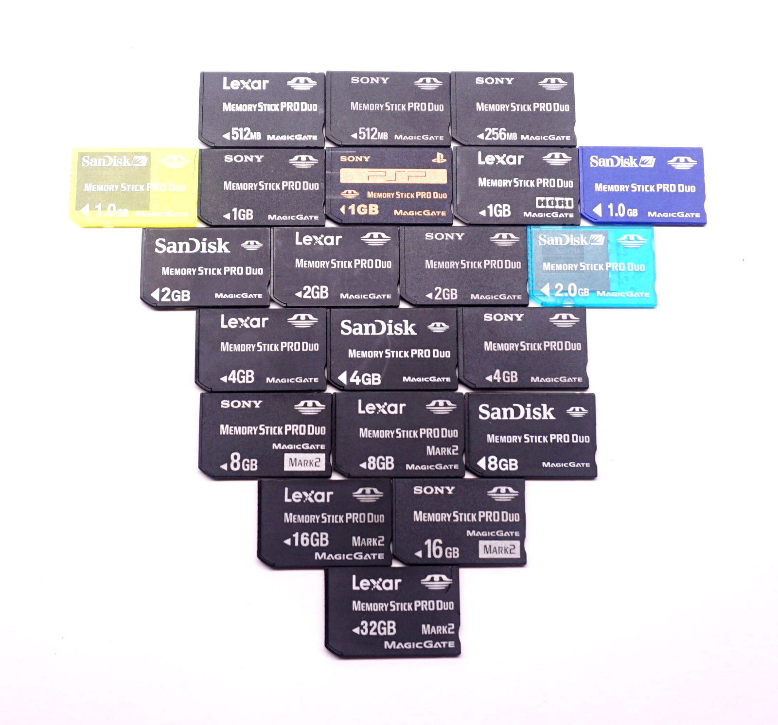 Memory Stick Pro Duo MagicGate Card for Sony PSP Cybershot 1 2 4 8gb - You Pick