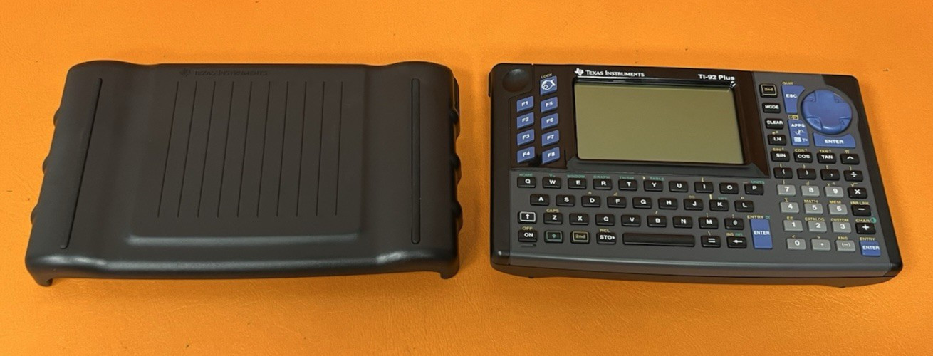 Texas Instruments TI-92 Plus Graphing Calculator With Cover *Tested