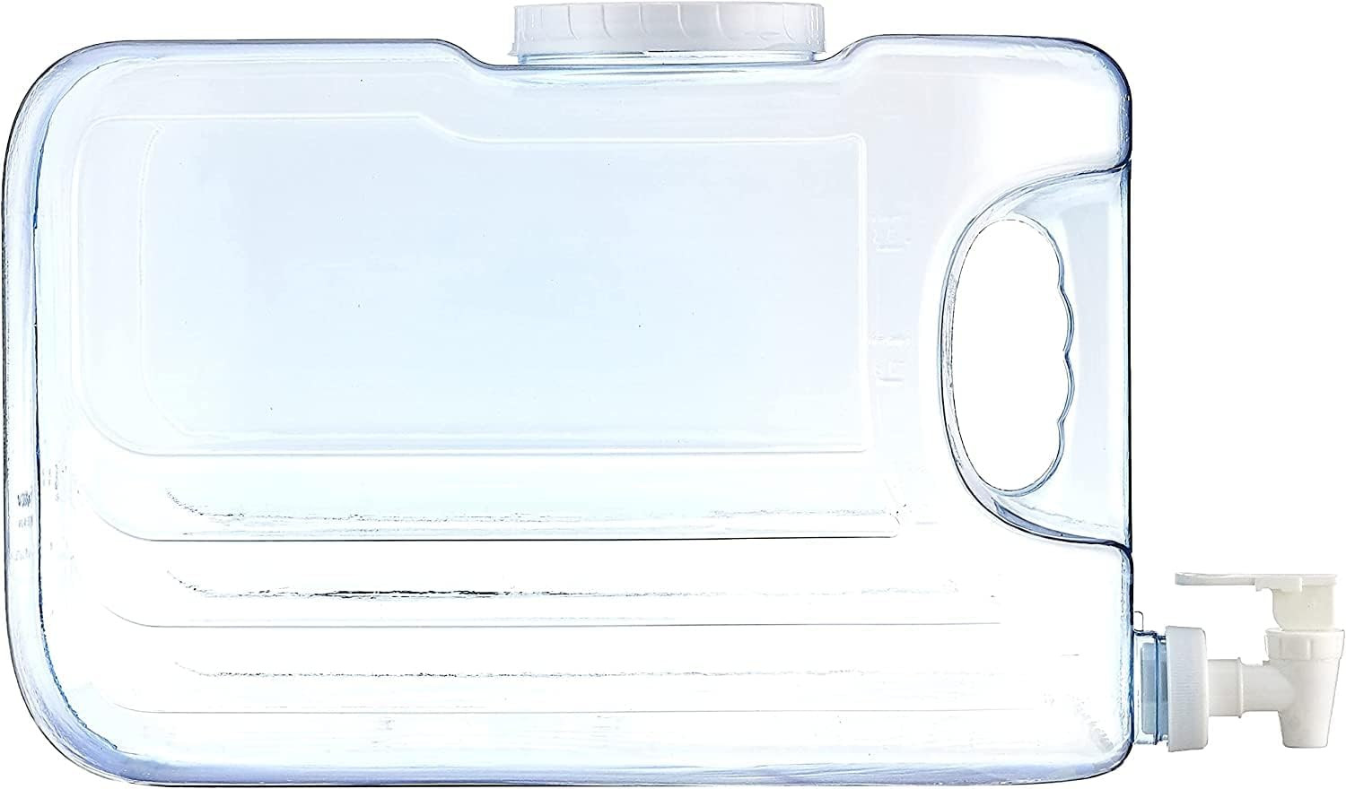 Oasis Drink Dispenser for Fridge, 2.5 Gallon - Plastic Beverage Dispenser with S