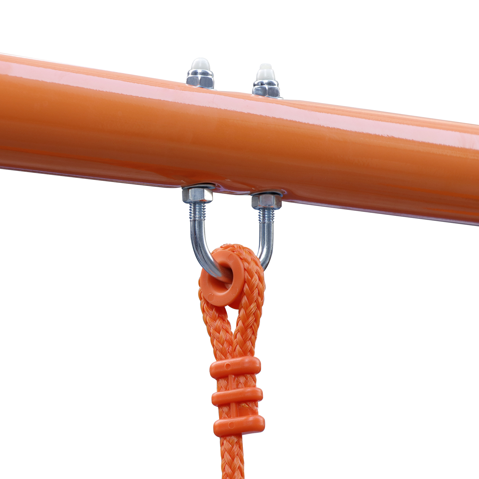 Child Kids Play Garden Outdoor Double Swing Set Heavy Duty Metal Frame Swing