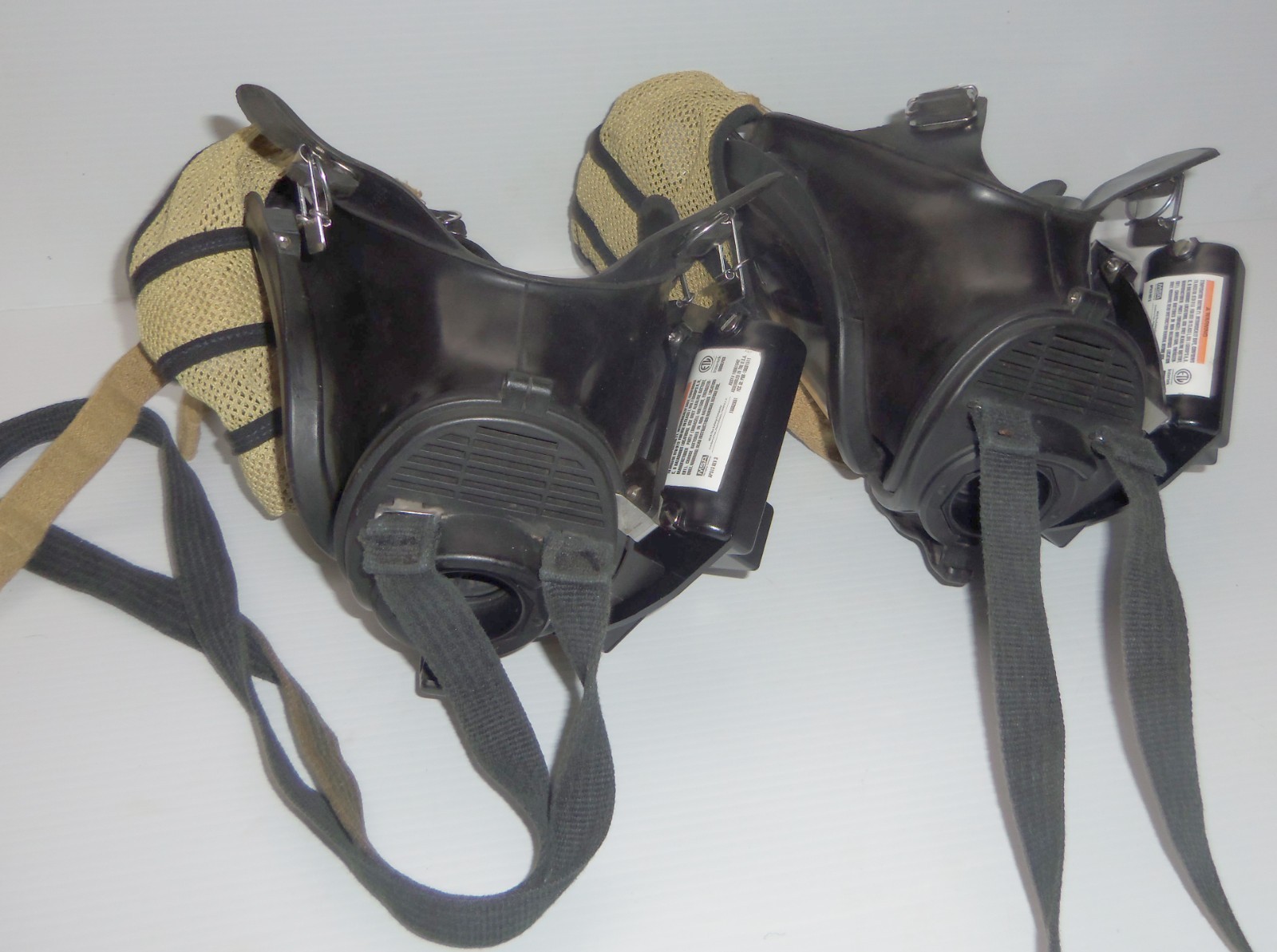 2 MSA Ultra-Elite Firehawk MMR SCBA Med. Facepieces & 2 Nightfighter Systems