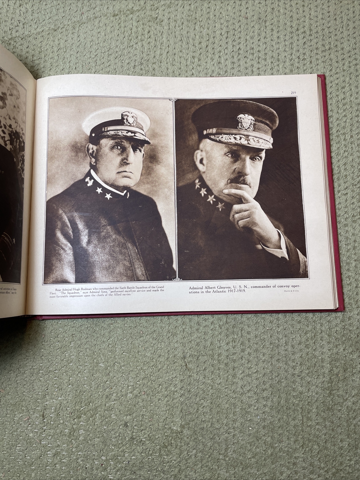 Pictorial History Portfolio - United States Navy in World War I - 1921 WWI Photo