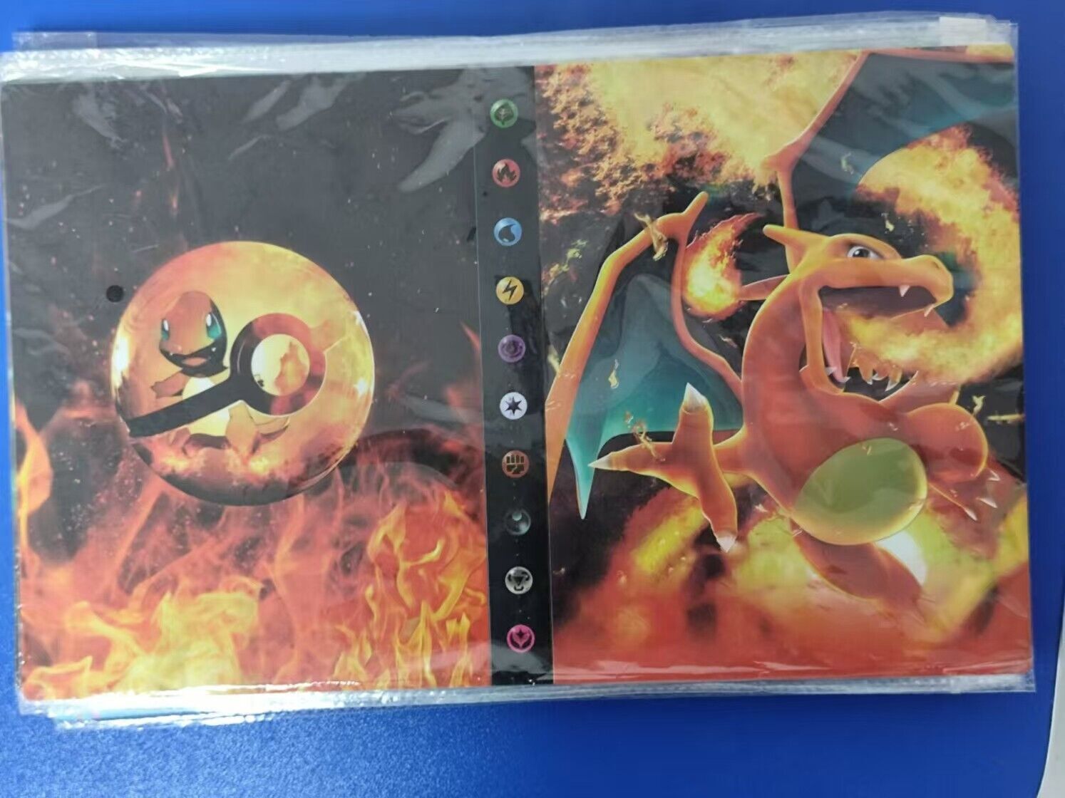 55 randomized Pokémon cards + booklet with 120 cards 4 cards per page New!