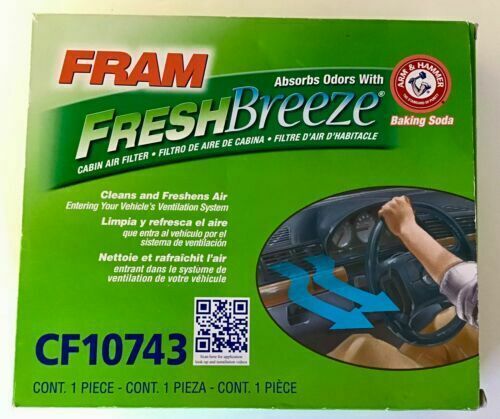 FRAM New Cabin Air Filter CF10743 for Chrysler Town & Country Dodge Infiniti