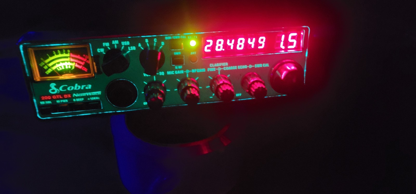 COBRA 200GTL TEN METER AMATUER  RADIO W/ ROAD KING MIC