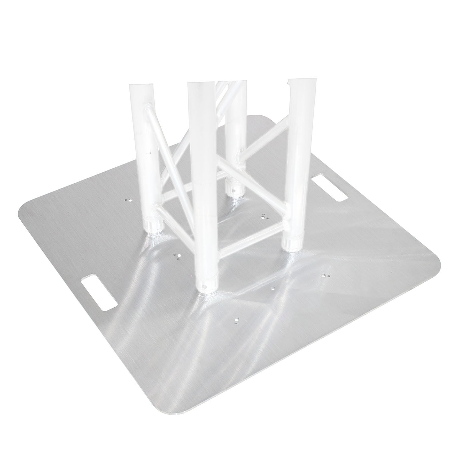 30"x30" 6mm Lighting Stand Square Aluminum Trussing Base Plate For 12"x12" Truss