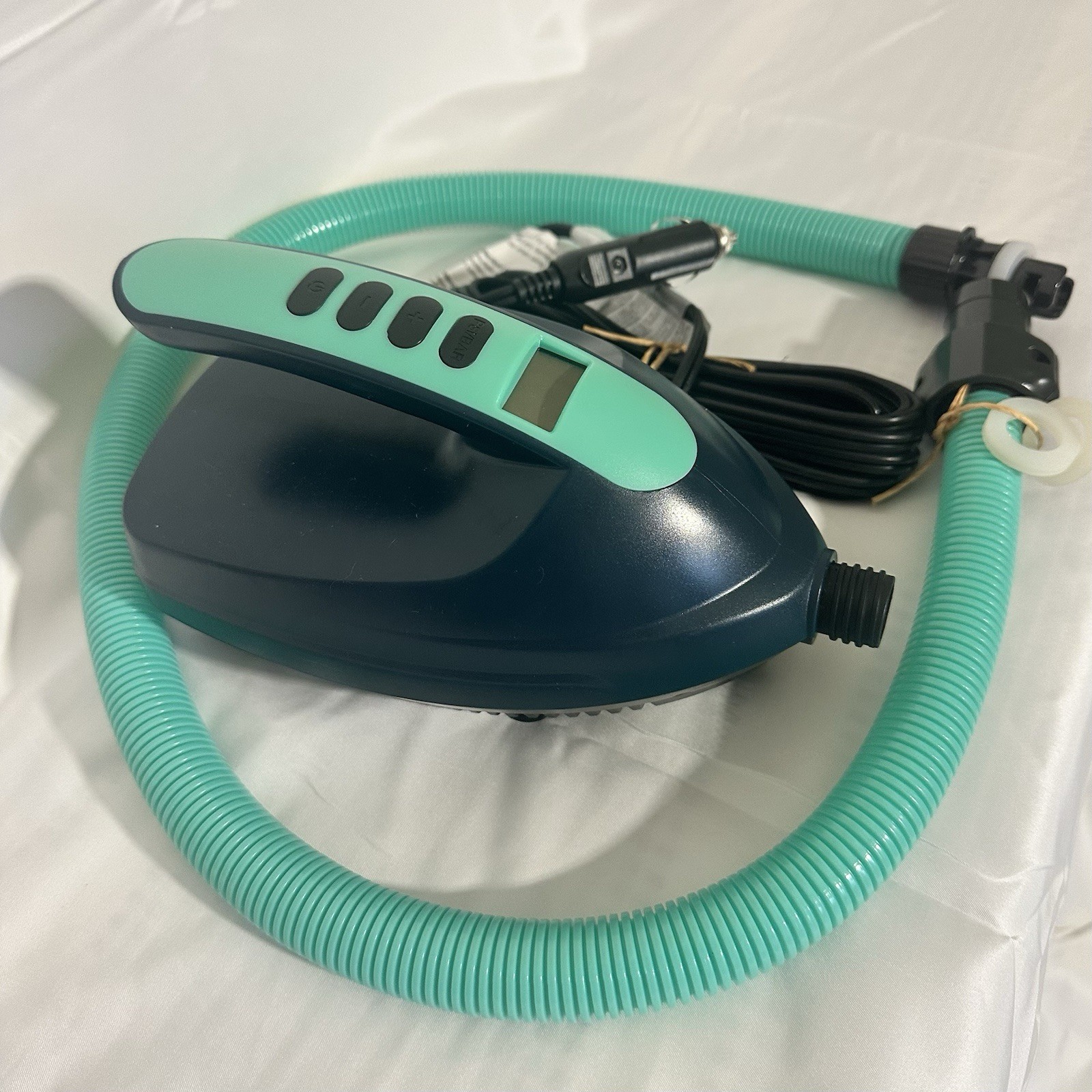 Body Glove 12V Electric SUP Pump – Auto-Stop, 16 PSI, Car Adapter, Paddle Board