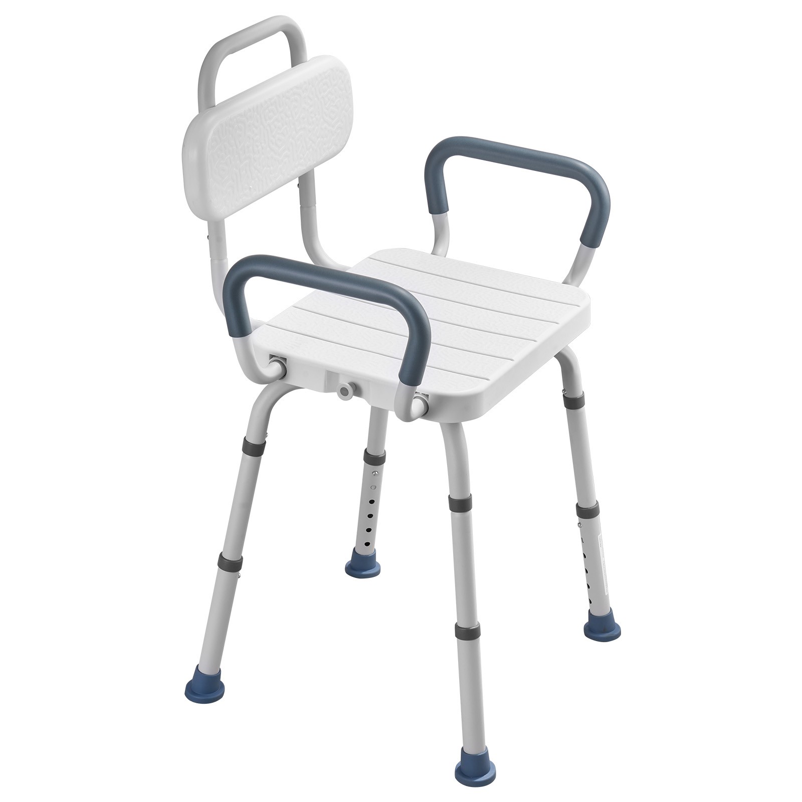 Uimoso Swivel Shower Chair with Arms and Back, Heavy Duty