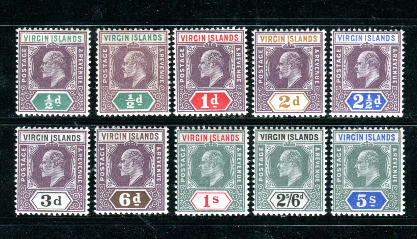 British Commonwealth stamps ( 1904y. British Virgin Islans. MNH )