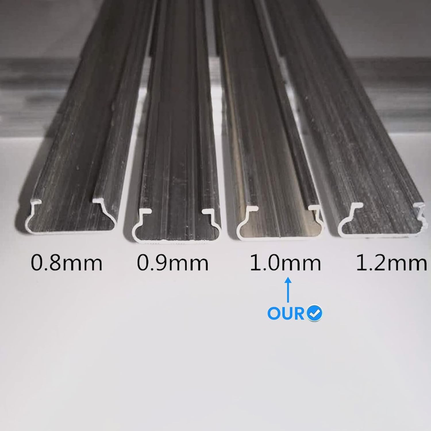 10 Set 6.6 FT Wiggle Wire Lock Channel Greenhouse Spring Channel Aluminum Alloy