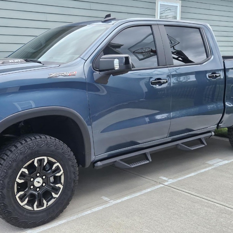 Running Boards Compatible with 19-26 Chevy Silverado/GMC Sierra 1500 Crew Cab