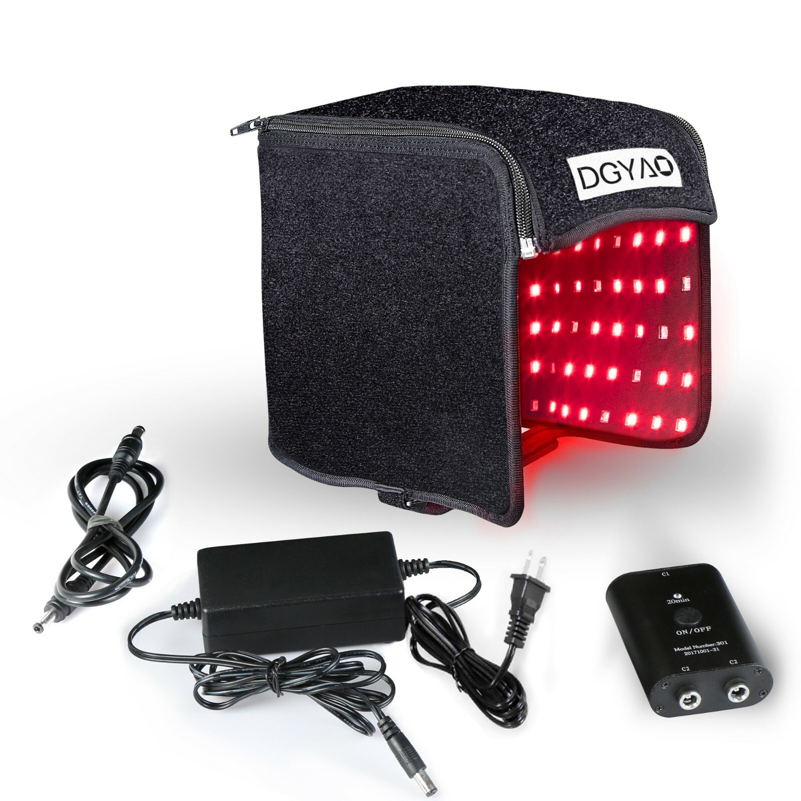 224 LEDs 880nm Infrared Red Light Hair Cap for Hair Loss Regrowth Helmet Device