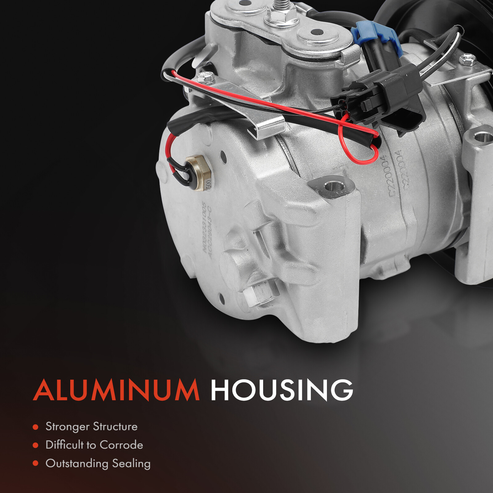 A/C Compressor with Clutch for Freightliner Cascadia 2011 2012 2013 2014-2019