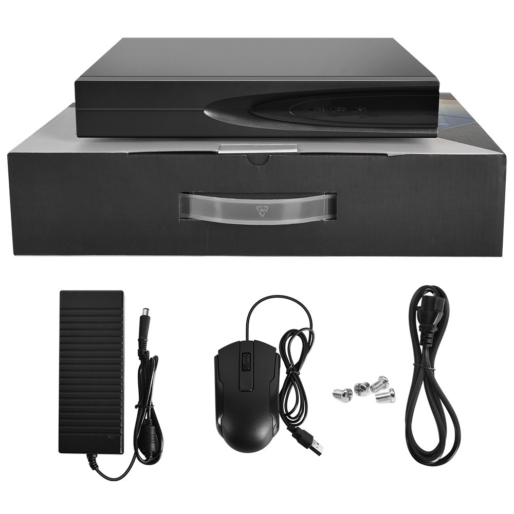 Vikylin 4K 12MP 8CH 8POE NVR Security CCTV 8Channel Network Video Recorder H.265