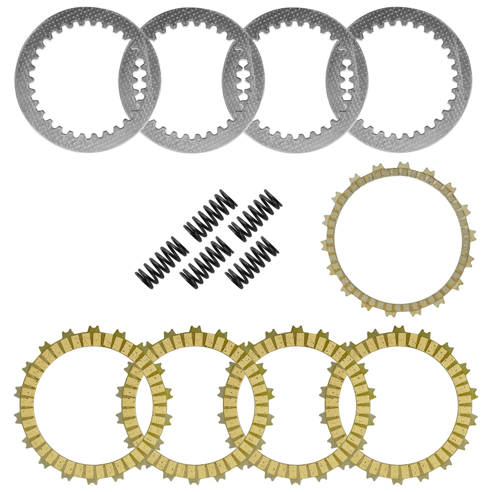 Clutch Friction Steel Plates Kit for Honda CBR300R 2015-2020 / CB300F 2015-2018