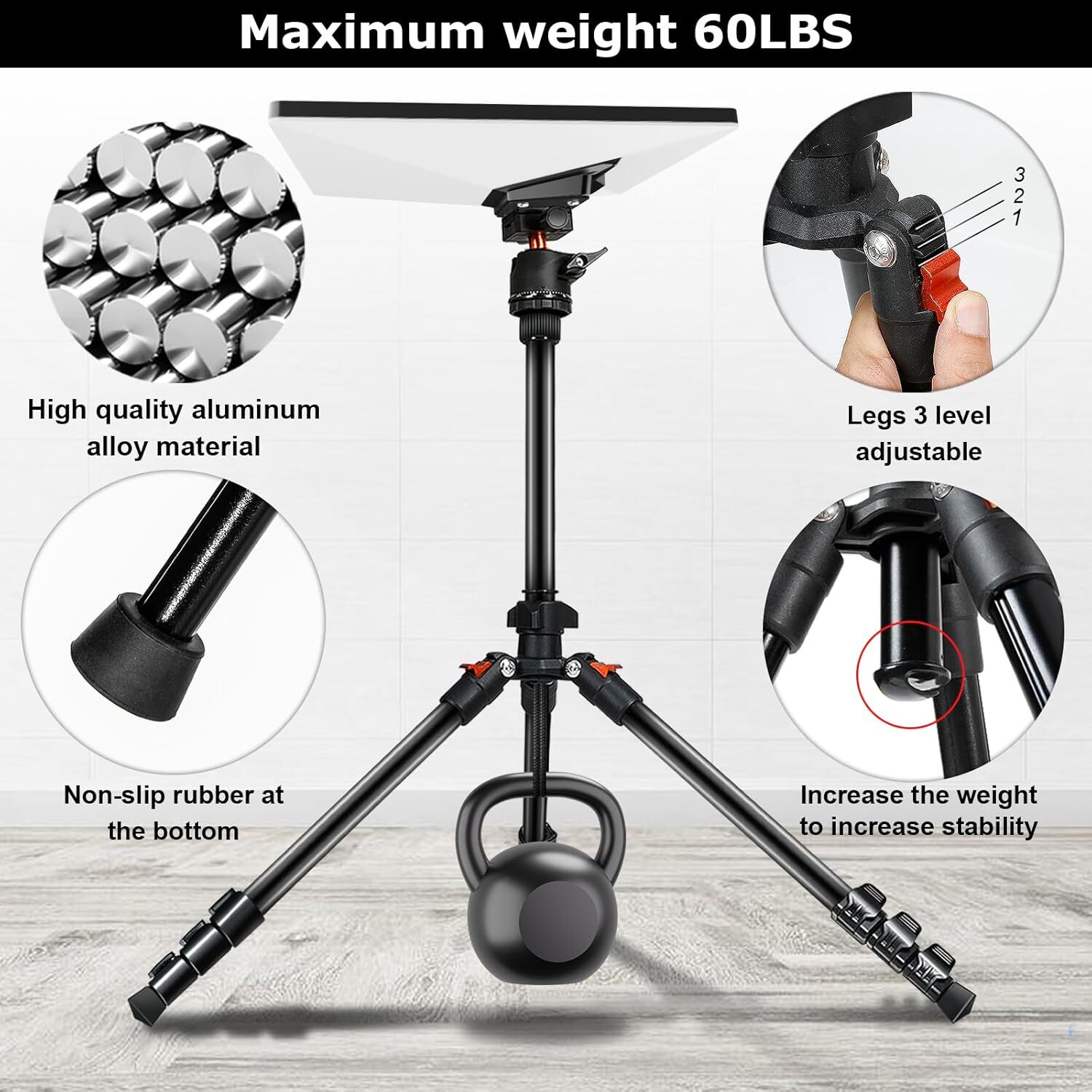 Starlink Mini Tripod Mount, Starlink Mini Mounting Kit for Starlink Internet Kit