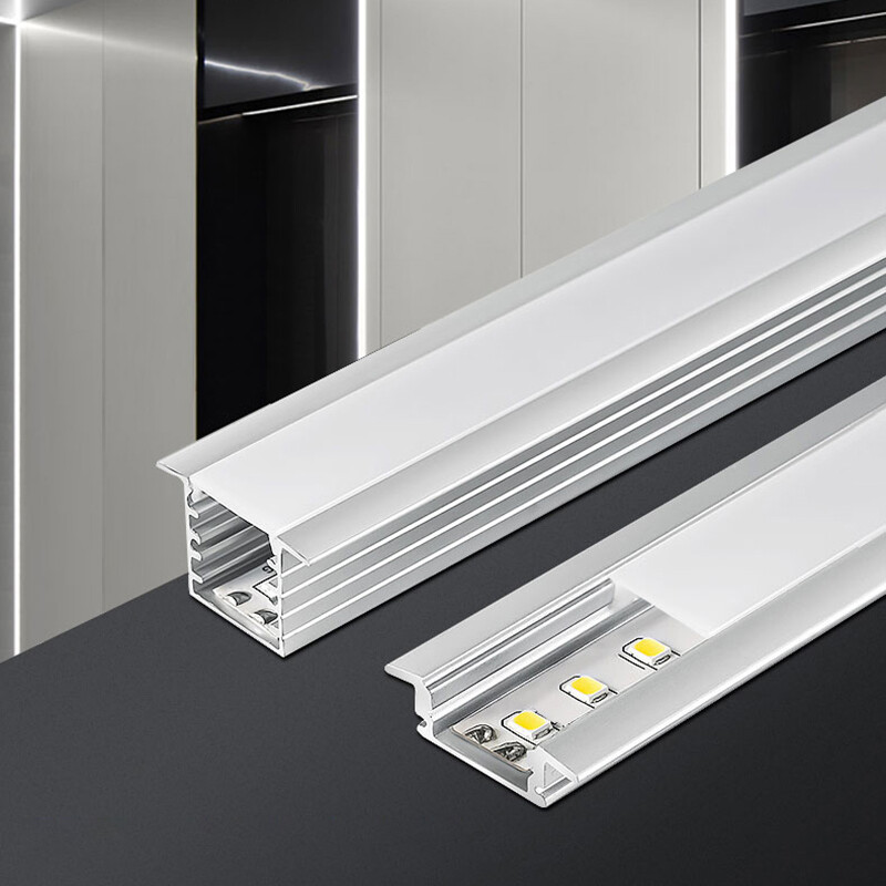 10Pcs 3.3ft Each LED Aluminum Profile Channel Holder with Cover for LED Strip