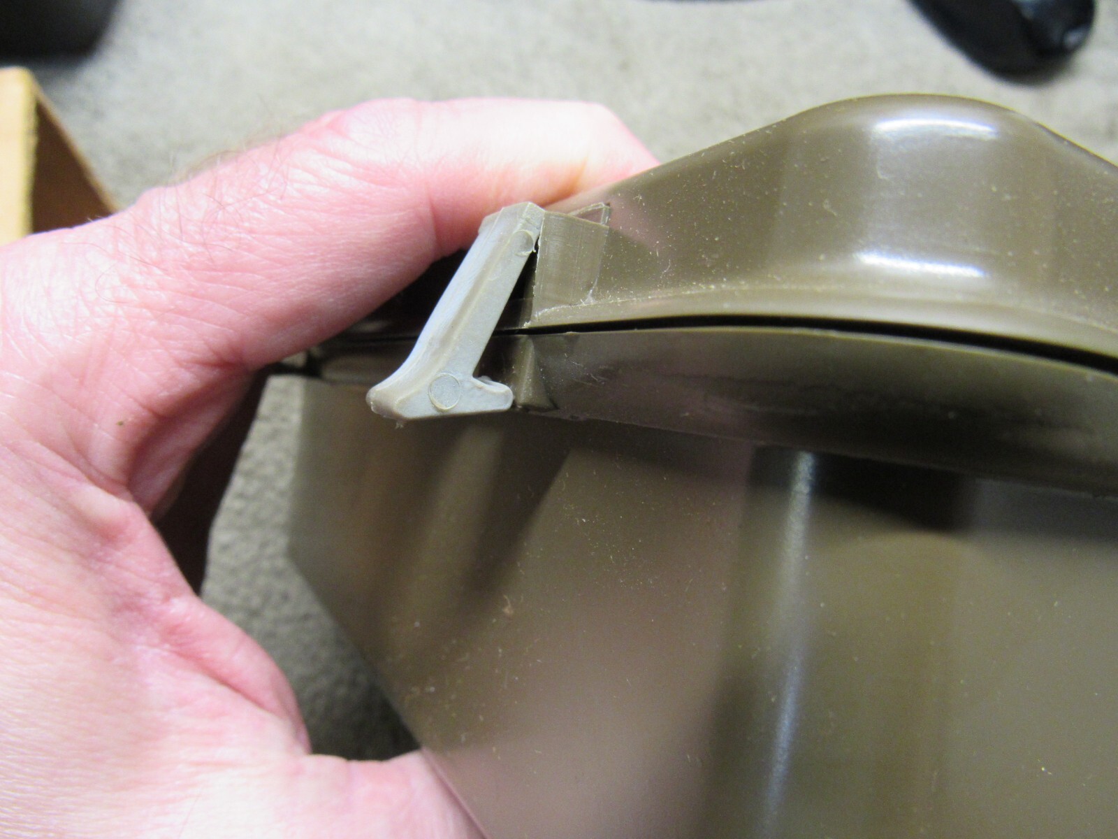 US Military First Aid Kit General Purpose EMPTY BOX DEFECTIVE 1978 Post Vietnam