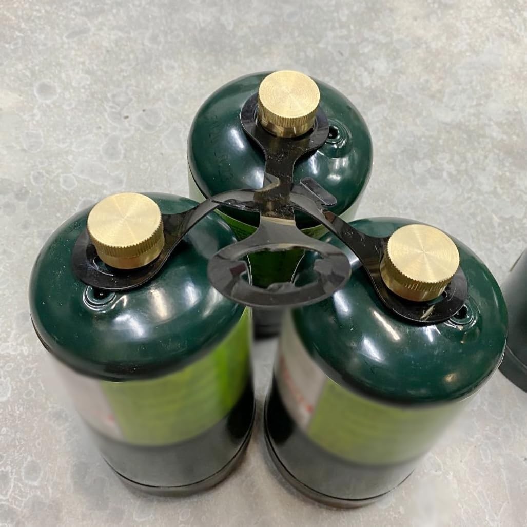 12 PACK 1LB Gas Refill Propane Bottle Cap Tank Threaded Valve Covers Solid Brass