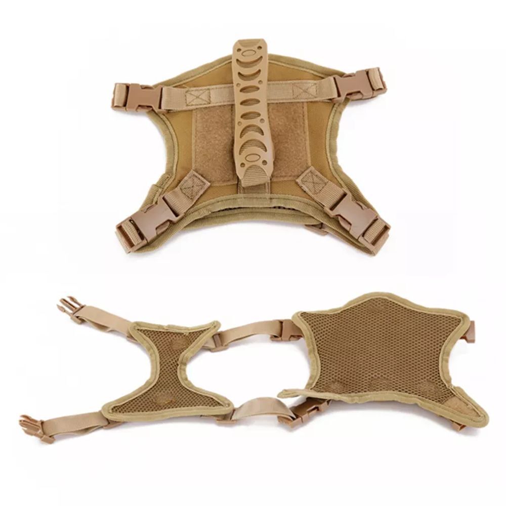 Nylon Tactical Cat Harness Cloth for Walking Escape Proof Soft Mesh Adjustable.