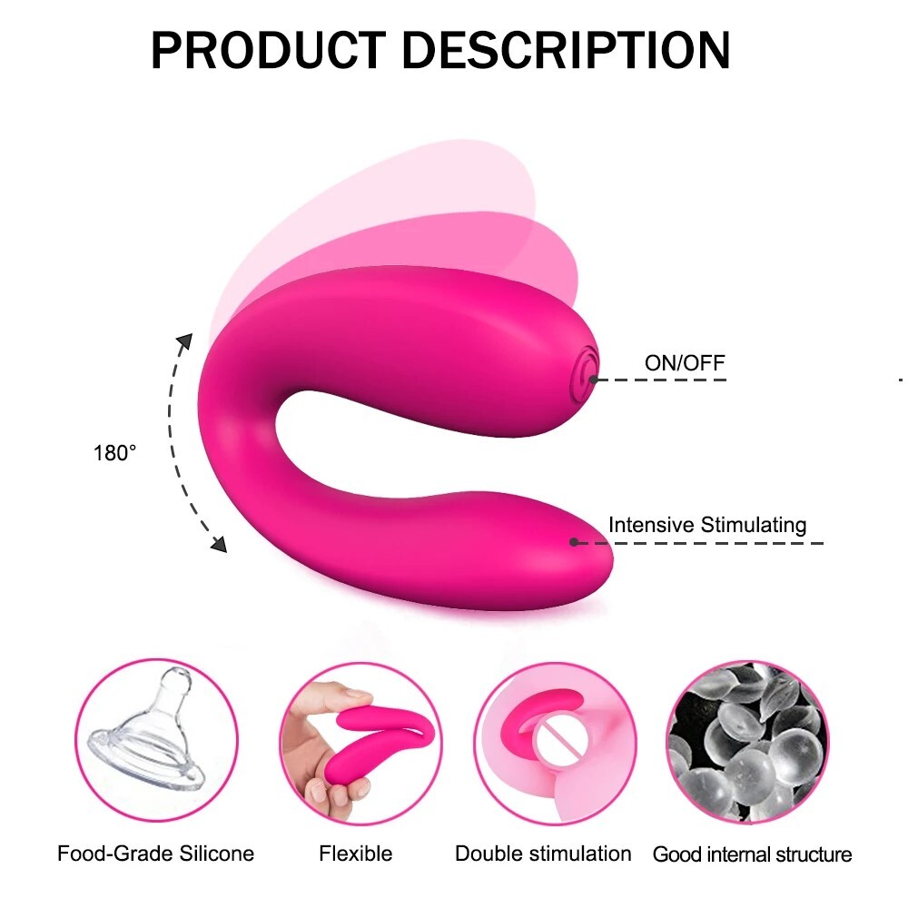 Vibrator Bullet G-Spot Dildo Anal Plug Clit Massager Powerful Sex Toy for Couple