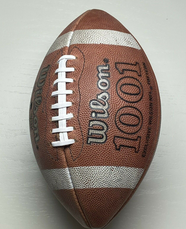 FULL-SIZE Latex Football Bladder + WHITE NFL Style Suede Lace Repair Kit