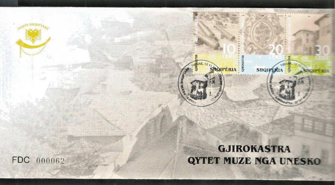 Albania 2006 FDC Gjirokastra Museum Town from UNESCO