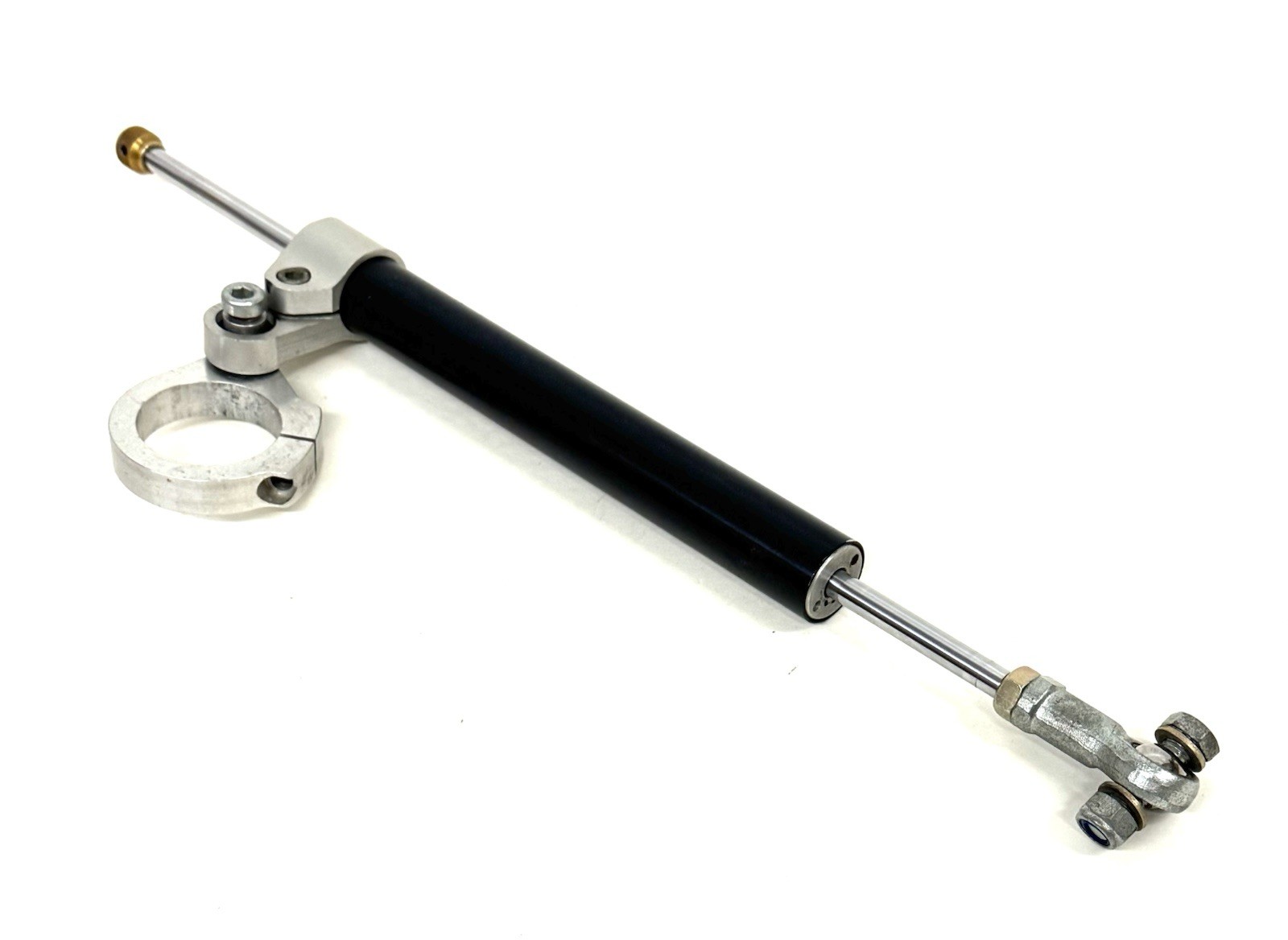 GCB / CERIANI STEERING STABILIZER DAMPER & 41MM FORK CLAMP FOR CUSTOM HARLEY