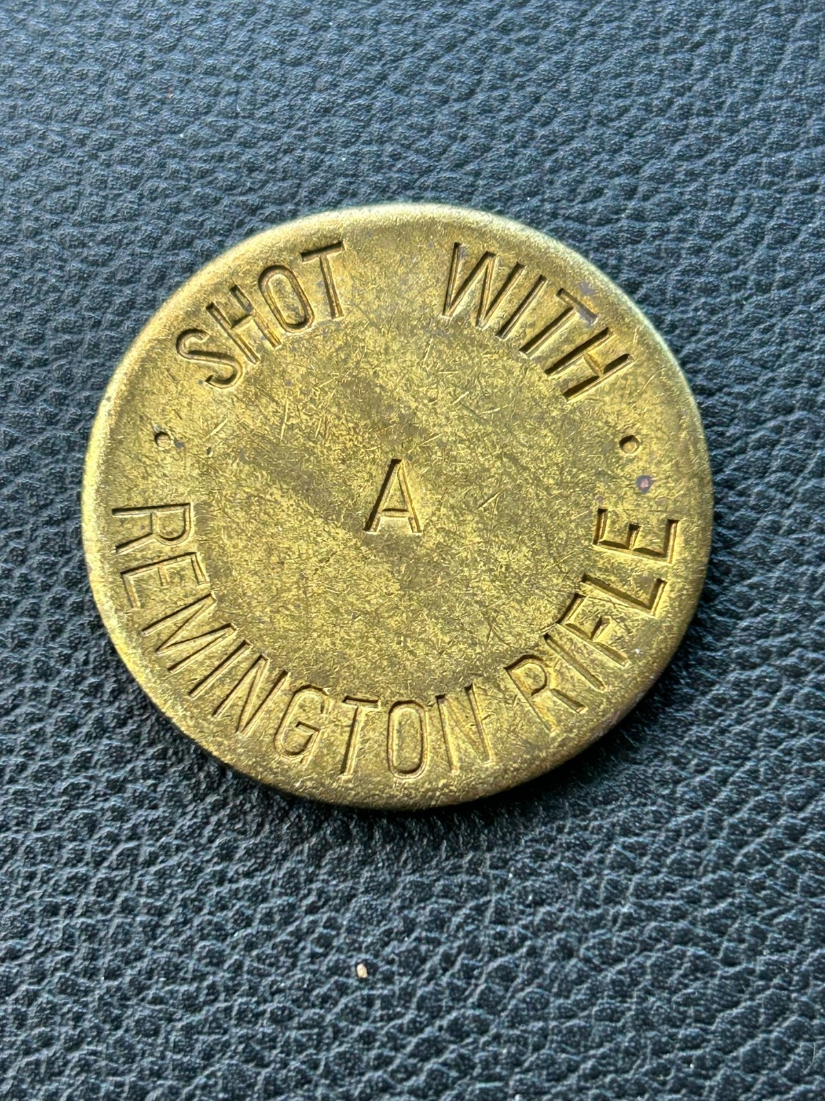 Shot With a Remington Kleanbore Cartridge Token Sharpshooter Medal