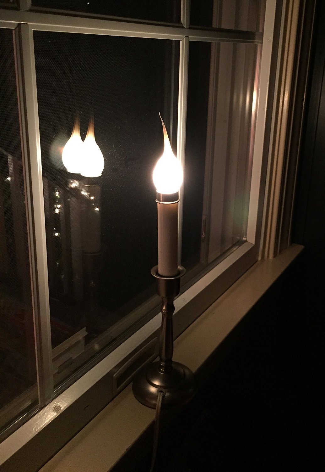 10 Silicone Dipped Light Bulbs, 7 watt, For Electric Candles, Chandelier Lamps