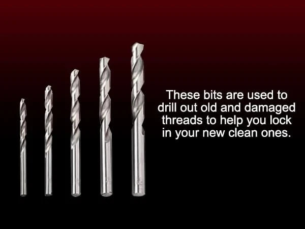 M5 M6 M8 M10 M12 Helicoil Thread Repair 131Pcs Kit & Metric Rethreading Tool Kit