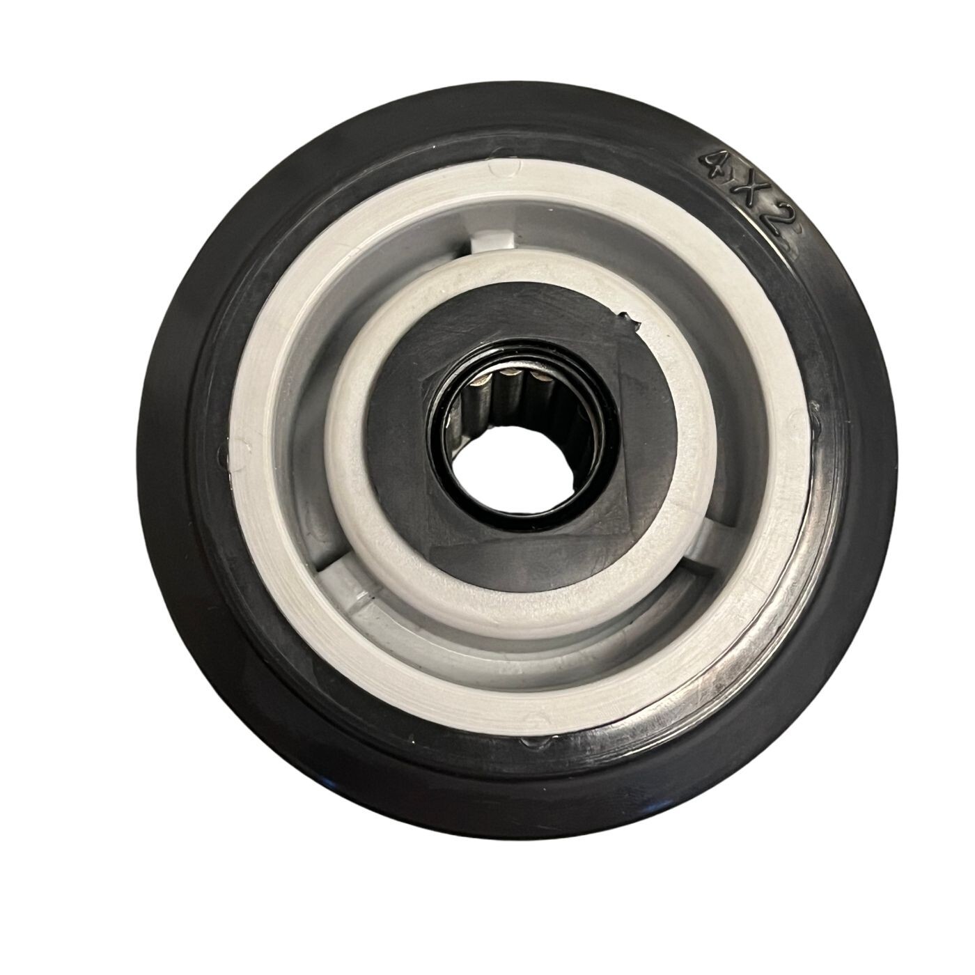 4” x 2” Black Polyurethane on Plastic Core Wheel