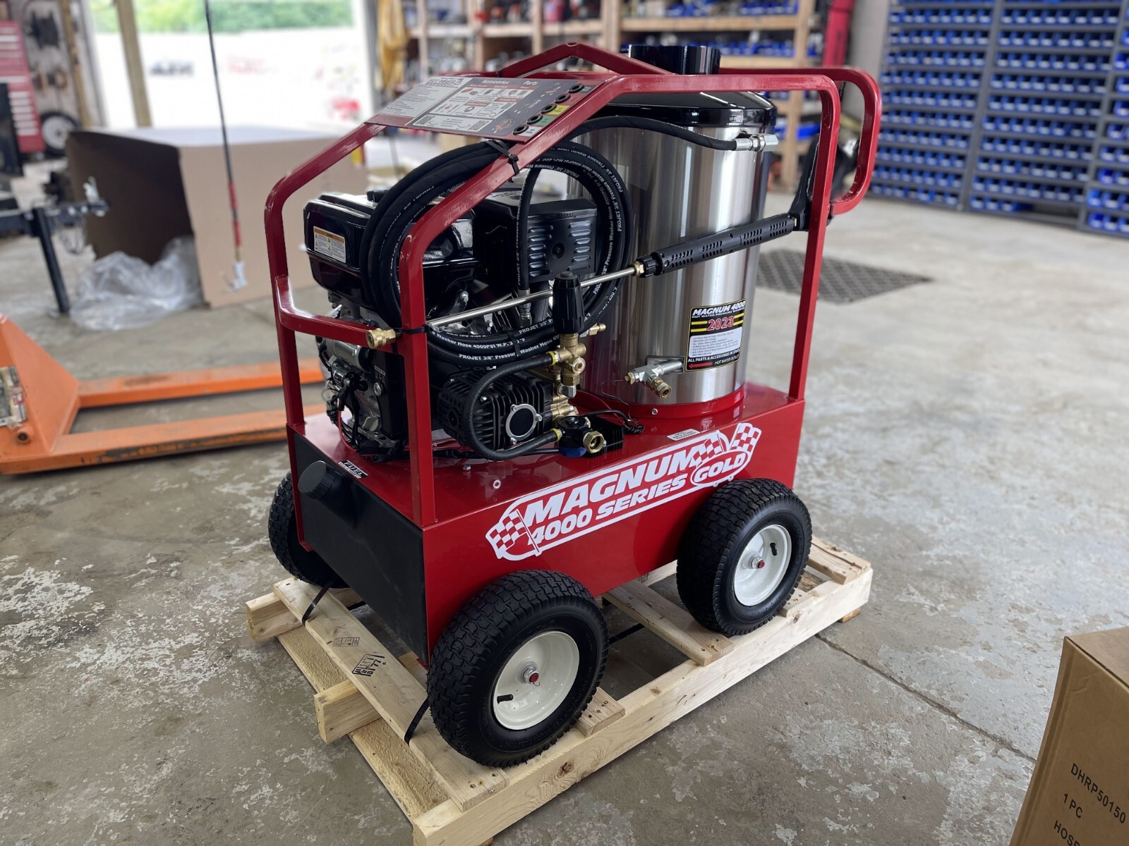 NEW- 2022 Easy-Kleen Magnum 4000 Series Hot Water Pressure Washer Burner Diesel