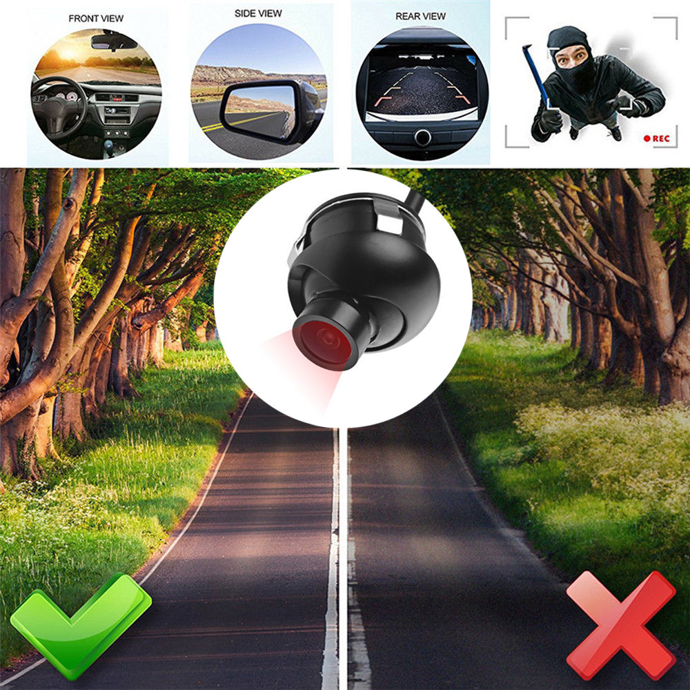 Car Front/Side/Rear View Backup Reversing Camera Waterproof Nightvision 170° 12V