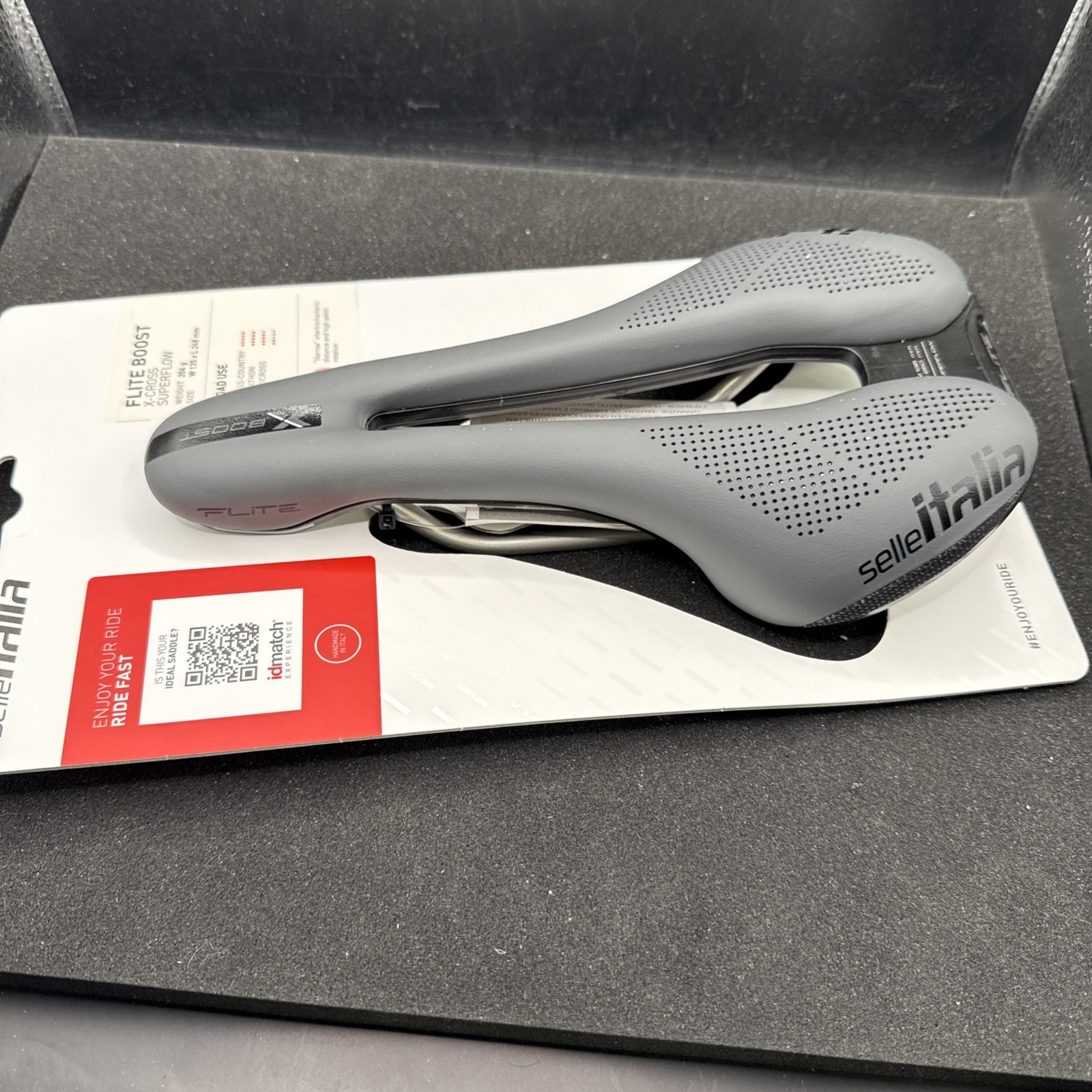 Selle Italia Flite Boost X-cross Superflow S3 135mm Ti316 Grey (9419-44)