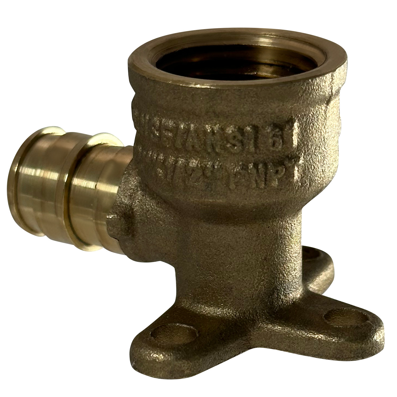 25 Pack XFITTING 1/2 Pex A X 1/2 Female Elbow with Drop Ear,Expansion Female Ear