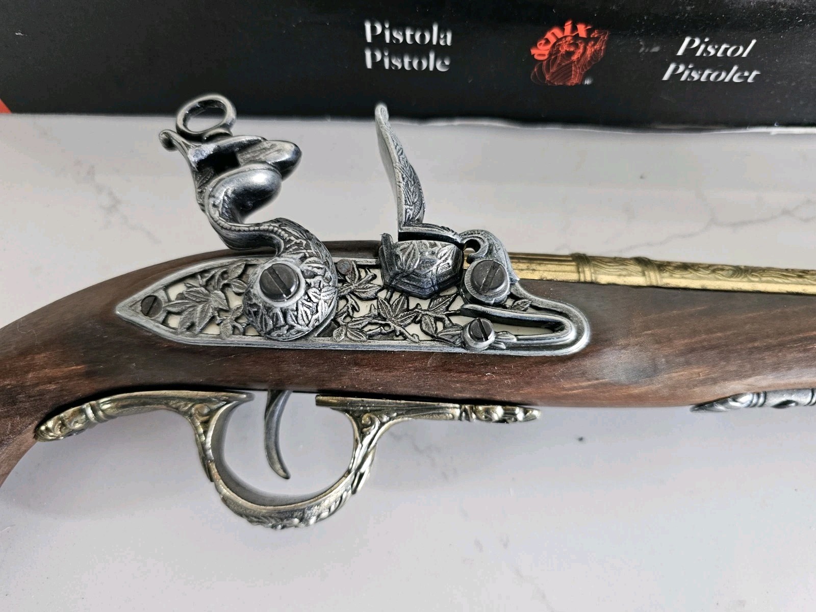Denix Reproduction 18th Century Flintlock Pistol Non-Firing 1032 - L RARE