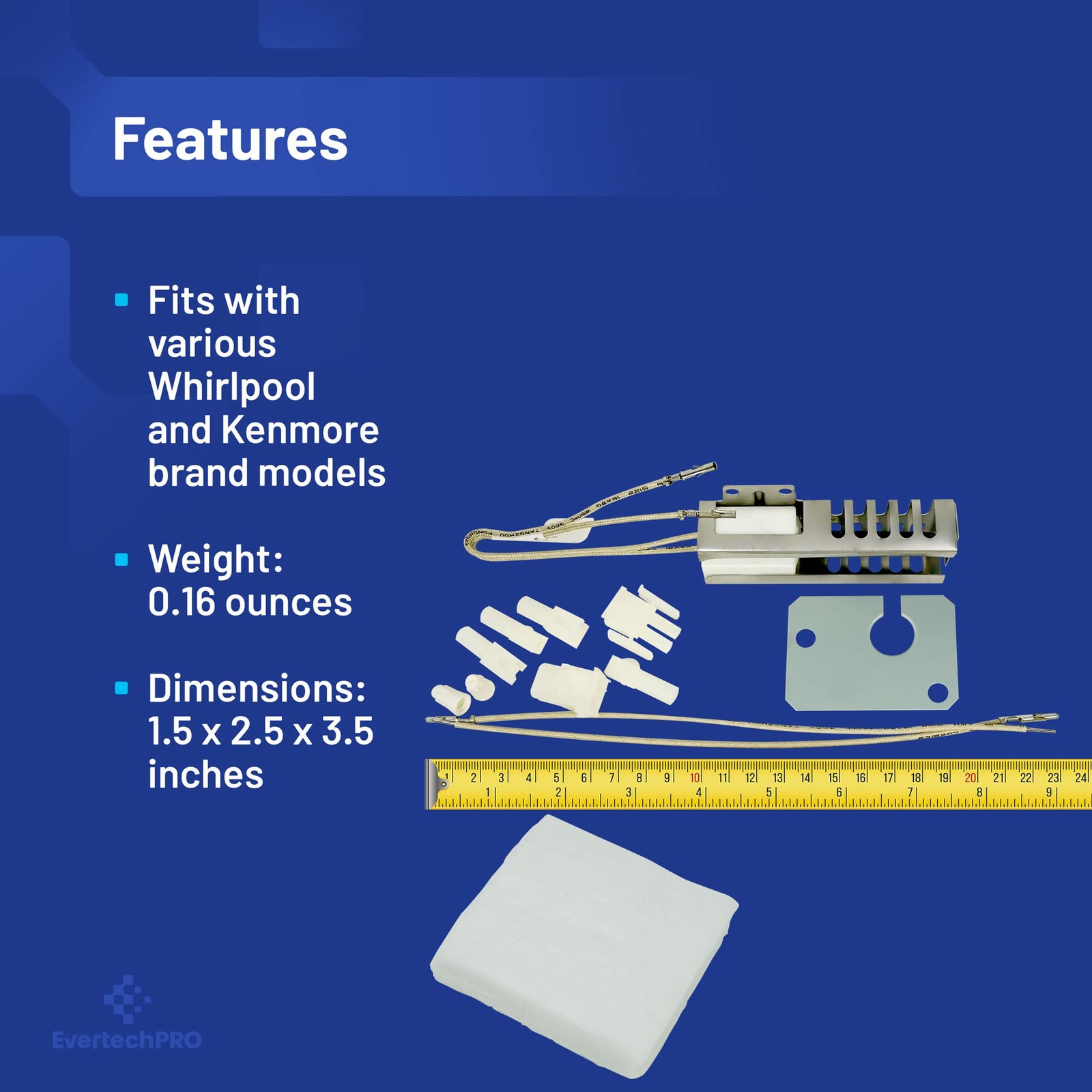 EvertechPRO 12400035 Oven Range Igniter