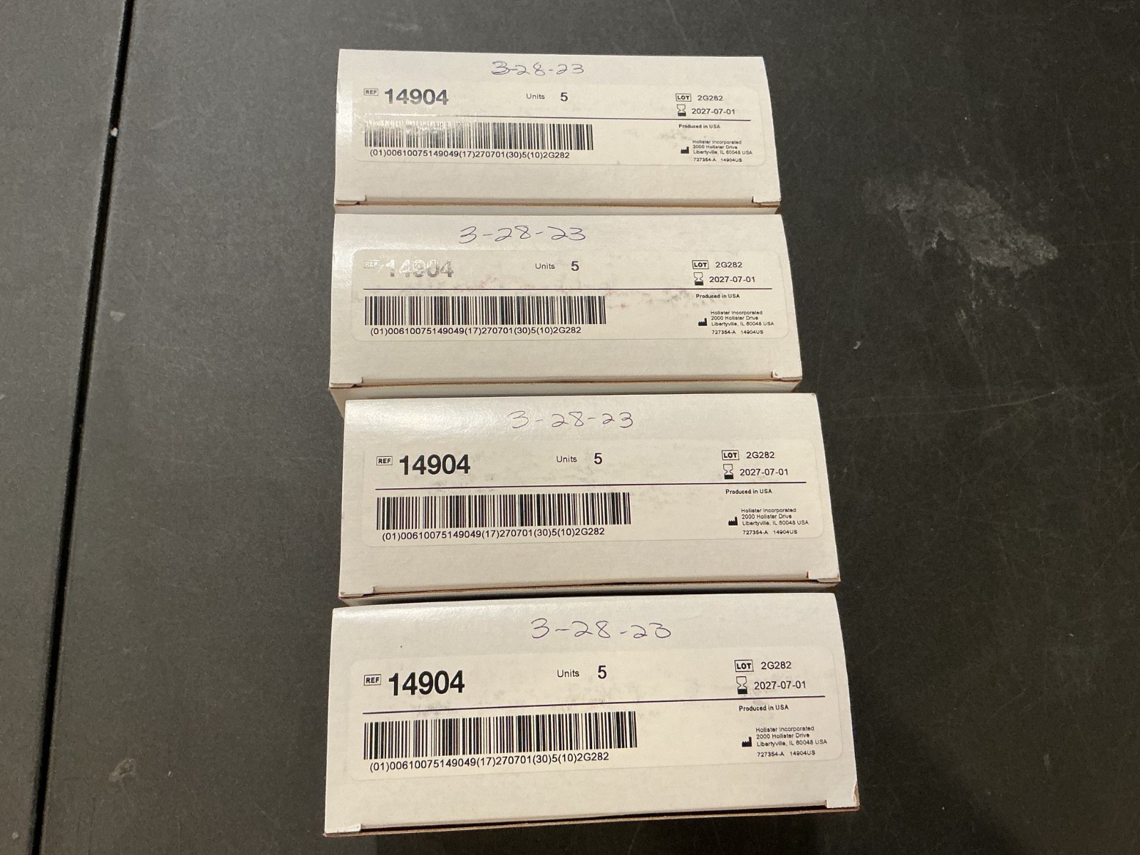 20 (4 boxes of 5) Hollister 14904 New Image Skin Barrier Floating Flange & Tape