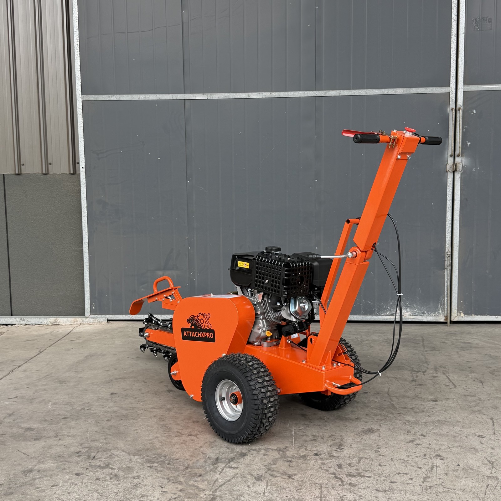 15HP E-Start Gas Powered Trencher, 420cc 24'' Trench Depth/4'' Trench Width