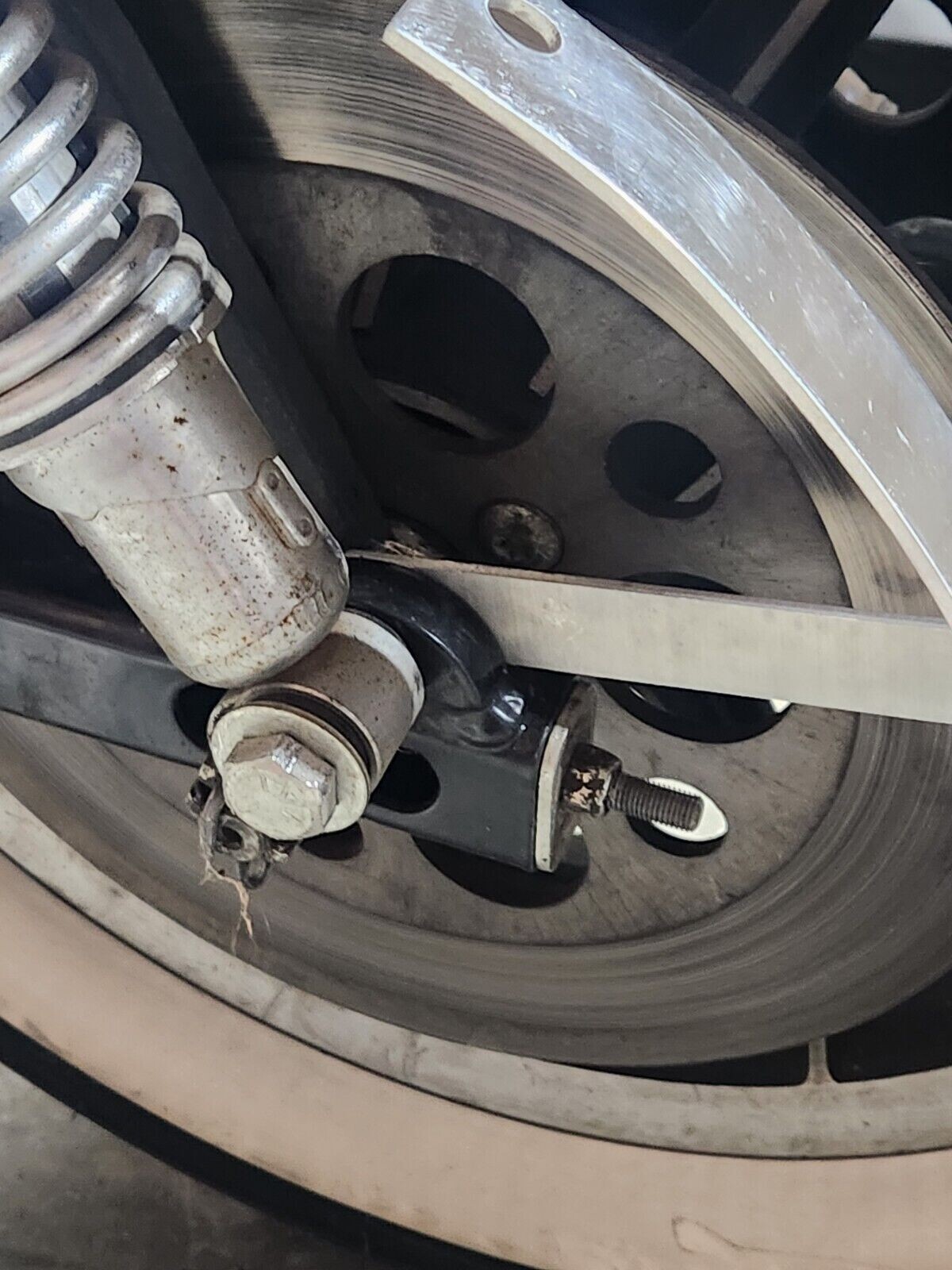 Curved License Plate Relocation Bracket for HARLEY DAVIDSON SPORTSTER All Years