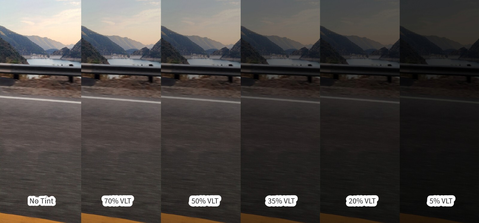 Uncut Roll Window Glass Tint Nano Ceramic VLT 20% 35% 50% 70% Car Auto Film